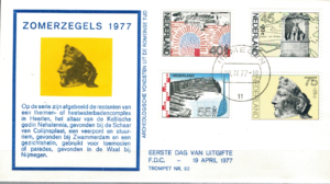 FDC ZNALEZISKA ARCHEOLOGICZNE HOLANDIA MI.1097-1100