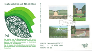 FDC OCHRONA PRZYRODY HOLANDIA MI.1154-1157