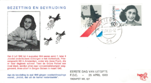 FDC II WOJNA ŚWIATOWA HOLANDIA MI.1158-1159