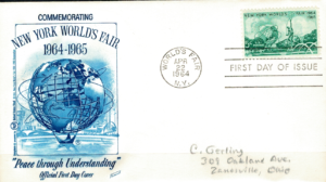 FDC WYSTAWA ŚWIATOWA USA MI.857 NR2