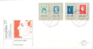 FDC KRÓLOWA WILHELMINA HOLANDIA MI.1101-1104