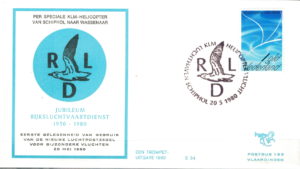 FDC LOTNICTWO HOLANDIA MI.1162