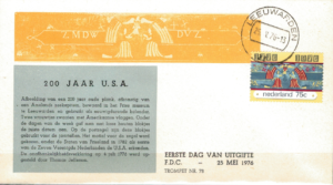 FDC ROCZNICA HOLANDIA MI.1076