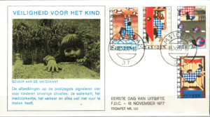 FDC DZIEŃ DZIECKA HOLANDIA MI.1109-1112
