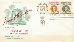 FDC SŁAWNI LUDZIE USA MI.762-763 NR2