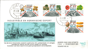 FDC PRZEMYSŁOWY I ROLNICZY EKSPORT HOLANDIA MI.1189-1192 NR1