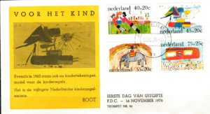 FDC DZIEŃ DZIECKA HOLANDIA MI.1088-1091