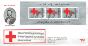FDC CZERWONY KRZYŻ  HOLANDIA MI.BL.18