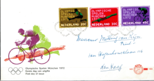 FDC OLIMPIADA LETNIA HOLANDIA MI.991-993