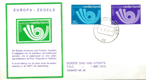 FDC EUROPA CEPT HOLANDIA MI.1011-1012 NR2