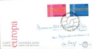 FDC EUROPA CEPT HOLANDIA MI.963-964 NR2