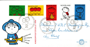 FDC DLA DZIECI HOLANDIA MI.928-932