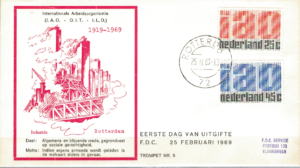 FDC ROCZNICA HOLANDIA MI.912-913 NR2