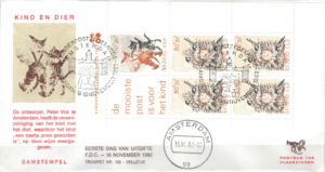 FDC DZIEŃ DZIECKA HOLANDIA MI.BL.24
