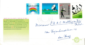 FDC ROCZNICA HOLANDIA MI.1013-1016 NR1