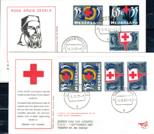 FDC CZERWONY KRZYŻ HOLANDIA MI.1323-1325