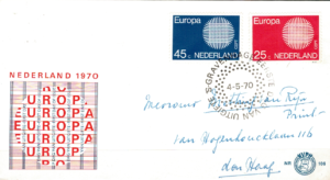 FDC EUROPA CEPT HOLANDIA MI.942-943 NR2