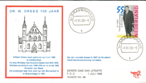 FDC SŁAWNI LUDZIE HOLANDIA MI.1299