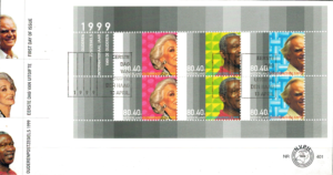 FDC MIĘDZYNARODOWY ROK OSÓB STARSZYCH HOLANDIA MI.BL.59