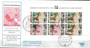 FDC DLA DZIECI HOLANDIA MI.BL.27
