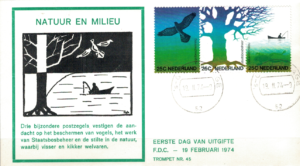 FDC OCHRONA ŚRODOWISKA HOLANDIA MI.1023-1025