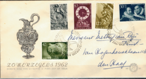 FDC SZTUKA HOLANDIA MI.774-778 NR2