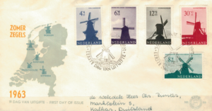 FDC WIATRAKI HOLANDIA MI.794-798 NR2