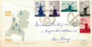 FDC WIATRAKI HOLANDIA MI.794-798 NR1