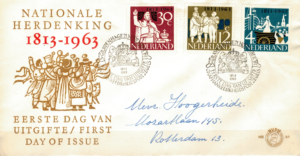 FDC HISTORIA HOLANDIA MI.813-816 NR1