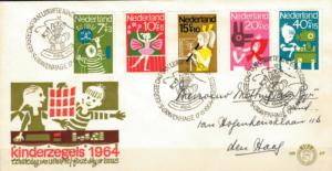 FDC DZIEŃ DZIECKA HOLANDIA MI.830-834