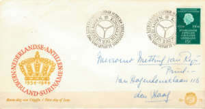 FDC SŁAWNI LUDZIE HOLANDIA MI.835