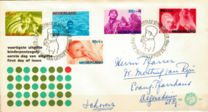 FDC DZIEŃ DZIECKA HOLANDIA MI.866-870 NR2