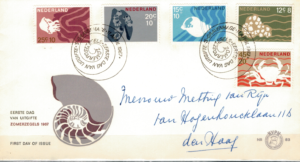 FDC SKORUPIAKI HOLANDIA MI.873-877