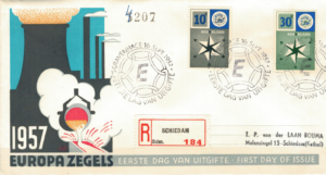 FDC EUROPA CEPT HOLANDIA MI.704-705 NR1