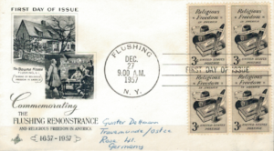 FDC RELIGIJNA WOLNOŚĆ W AMERYCE USA MI.722 NR4
