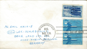 FDC LOTNICTWO USA MI.717
