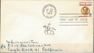 FDC SŁAWNI LUDZIE USA MI.731