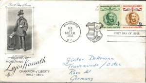 FDC SŁAWNI LUDZIE USA MI.736-737