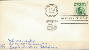 FDC SŁAWNI LUDZIE USA MI.736 NR1