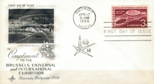 FDC WYSTAWA FILATELISTYCZNA USA MI.724 NR3