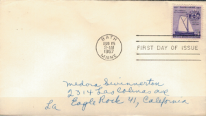 FDC MARYNISTYKA USA MI.718