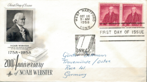 FDC SŁAWNI LUDZIE USA MI.740 NR2