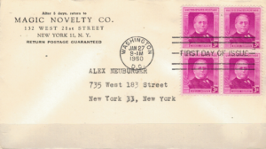 FDC SŁAWNI LUDZIE USA MI.606