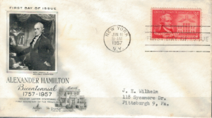 FDC SŁAWNI LUDZIE USA MI.708 NR3