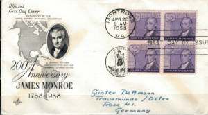 FDC SŁAWNI LUDZIE USA MI.725