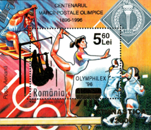 OLIMPIADA LETNIA RUMUNIA MI.BL.387**