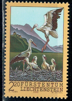 BOCIANY LIECHTENSTEIN MI.1325**