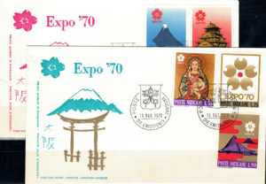 FDC WYSTAWA EXPO WATYKAN MI.556-560