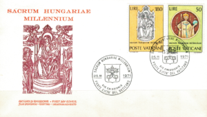 FDC ROCZNICA WATYKAN MI.594-595