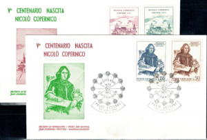 FDC MIKOŁAJ KOPERNIK WATYKAN MI.621-624